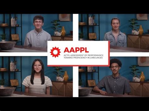 Sep 10, 2021 · The AAPPL 2021-22 continues to follow the design created by a diverse group of experienced world language educators. This year's test items are aligned to the updated comprehensive list of AAPPL ... 